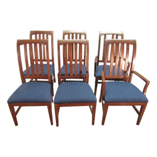 Ethan Allen American Impressions Solid Cherry Set of Six Dining Chairs. For Sale