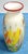 Stunning vintage Italian art glass vase featuring a vibrant confetti pattern and expertly hand-blown craftsmanship....