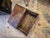Brown Antique Folk Art Box With Seashells For Sale - Image 8 of 8