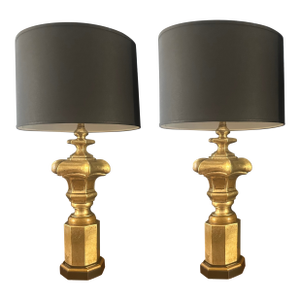 Vintage Frederick Cooper Chinoiserie Lamps - A Pair.