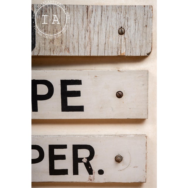 Vintage Hand-Painted Roseland Metal Products (Chicago) Help Wanted Sign For Sale - Image 13 of 15