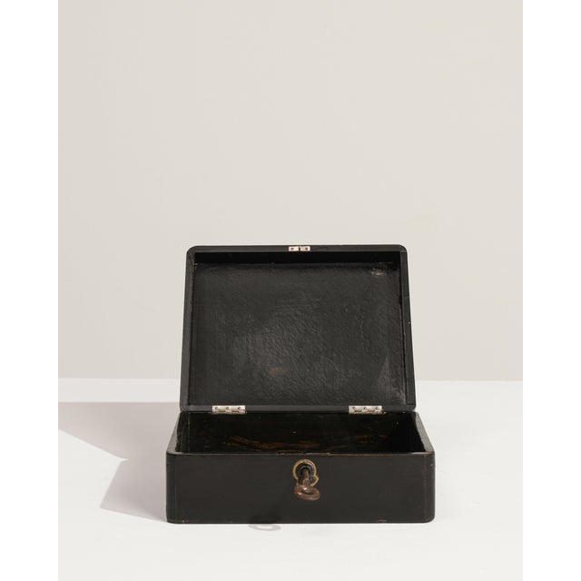 Chinese Early 20th Century China Black Lacquer Box For Sale - Image 3 of 18