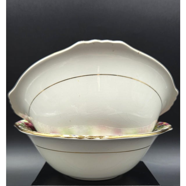 1951 Vintage Royal Winton Grimwades, England Ascot"Summertime"Chintz Bowls"A"Backstamp - a Pair For Sale In Philadelphia - Image 6 of 18