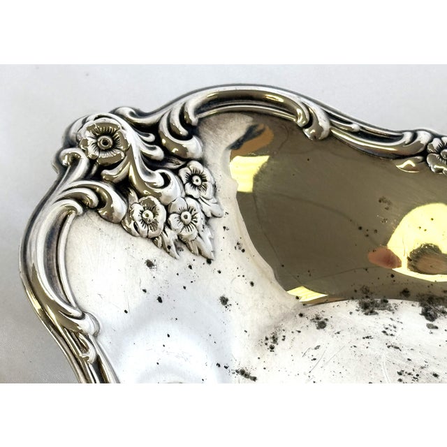 Mid 20th Century Vintage Silverplate Soap Dish by International Silver Co. For Sale - Image 5 of 12