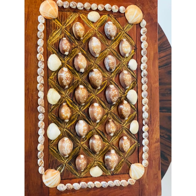 1970s 1970s Gorgeous Sea Shell Cowrie Jewelry Box For Sale - Image 5 of 6