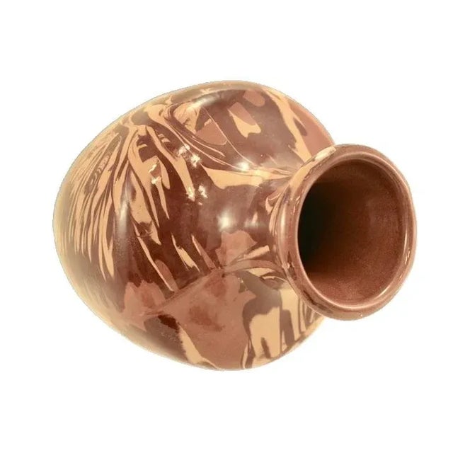 Big Sky Montana Calico Clay Vase For Sale - Image 4 of 6