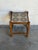 Mid-Century Modern Oak Small Table Patterned Ceramic Tile Top Danish Vintage Accent Side End Table 1970s For Sale - Image 3 of 10