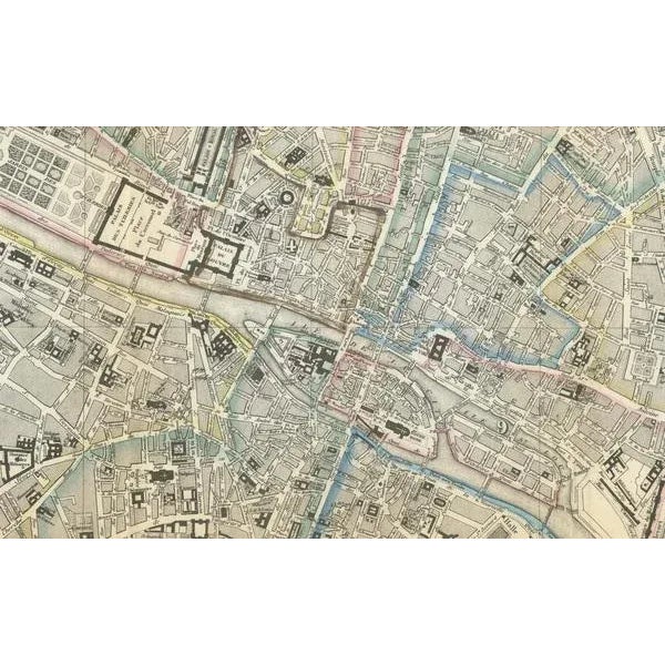 Antique Map by Gall and Inglis, 1843 For Sale - Image 9 of 10