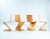 1970s Modernist De Stijl Zig Zag Ashwood Chairs by Gerrit Rietveld, 1930s, Set of 4 For Sale - Image 5 of 18