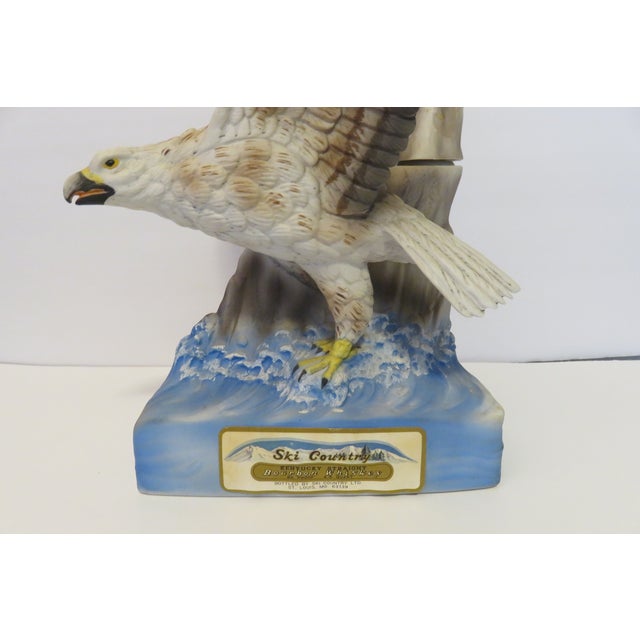 Ceramic 1977 Limited Edition White Falcon Kentucky Straight Bourbon Whiskey 750 ML For Sale - Image 7 of 10