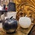 Pair of original ceramic apple sculptures, designed in Italy during the 1970s. Hand-painted, they are ideal as decorative...