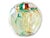 Signed studio glass orb by Vermont-based glass artist Peter Bramhall, dated 22 July 1996. Known for his organic, free-...