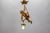 German Alpine Pendant Light Carved Wood Climber with Lantern, 1950s For Sale - Image 14 of 18