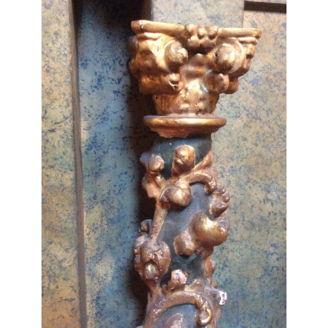 Open Mirrored & Giltwood Display Cabinet For Sale - Image 4 of 12