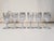 Antique Crystal Bordeaux No. 4 Wine Glasses from Baccarat, 1890s, Set of 6 For Sale - Image 3 of 8