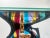 Sabra Richards Art Glass & Steel Sculptural Console Table, Signed & Dated 2008 For Sale - Image 4 of 18