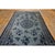 Textile 1850s Blue and Navy Antique Chinese Peking Ningxia Hand Knotted Rug 5'7" X 8'10" For Sale - Image 7 of 9