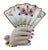 Ceramic Museum-Quality 1950s Lefton China "Lady's Hand" Set - Large Fan Dish & Bud Vase For Sale - Image 7 of 14