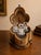 A beautiful 19th century French travel perfume caddy, made to hold three fitted cut-glass perfume bottles in the original...