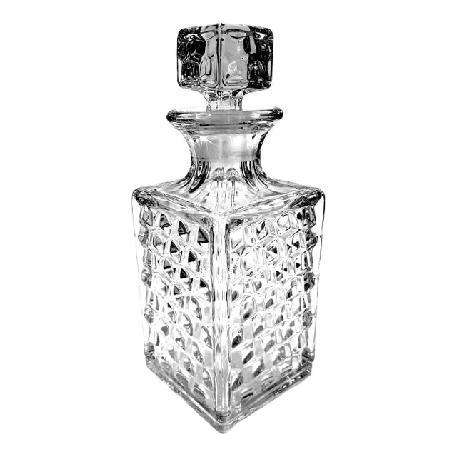 1960's Fostoria Glass America Decanter For Sale