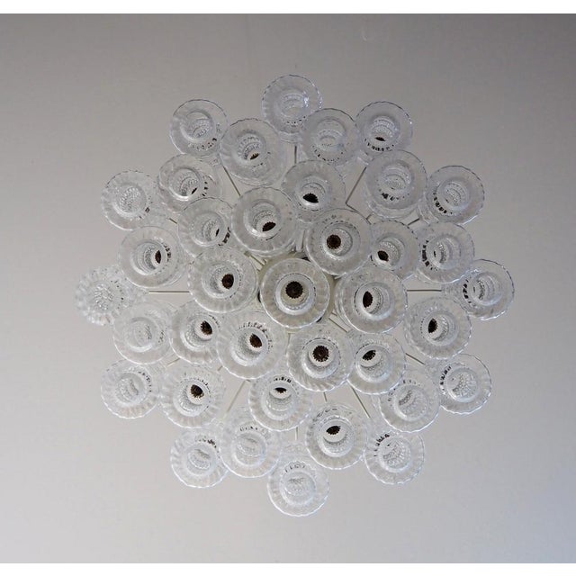 Vintage Murano Glass Chandelier, 1990 For Sale - Image 4 of 14
