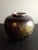 Antique Japanese Engraved Bronze Squat Vase For Sale - Image 4 of 5