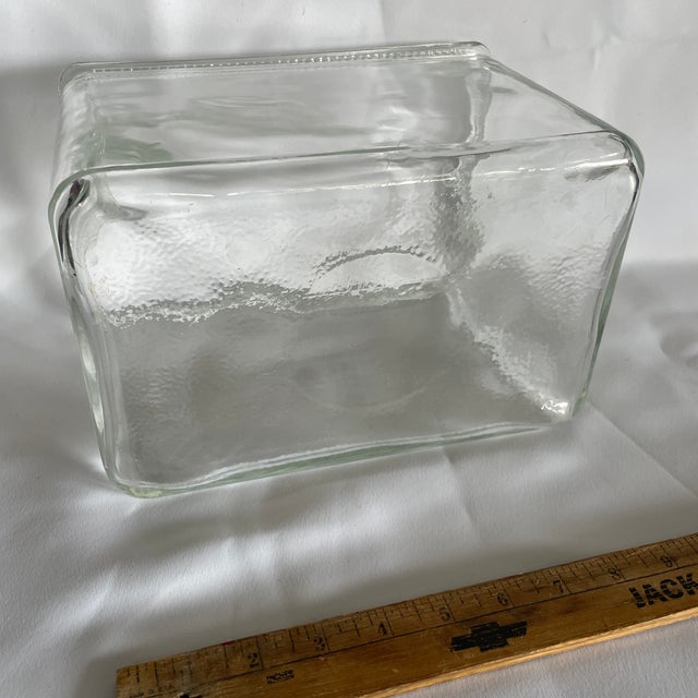 1920's Glass Battery Box Vase For Sale In Dallas - Image 6 of 8
