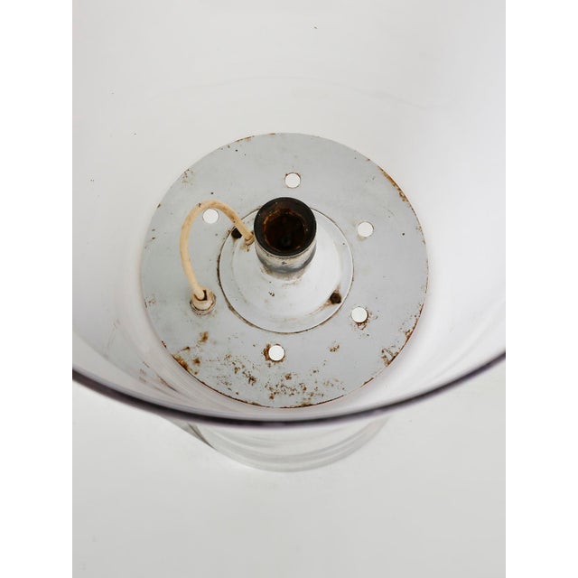Monumental Floor / Table Glass Table Lamp, Selenova Italy, 1970s For Sale - Image 6 of 10