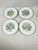 Eight vintage Tiffany & Company Herbs plates by Johnson Brothers, England decorated with parsley, thyme, rosemary and sage...