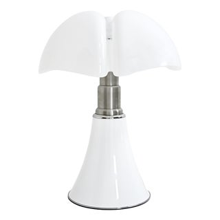 White Pipistrello Table Lamp by Gae Aulenti for Martinelli Luce, 1990s For Sale