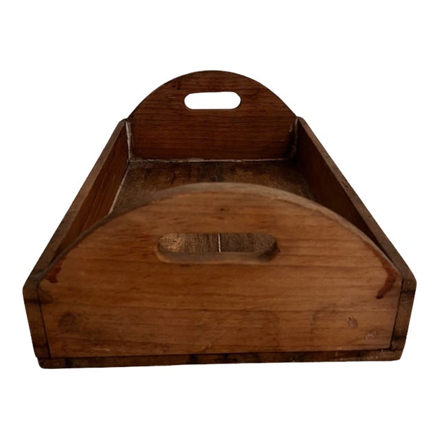 Mid 20th Century Wood Carrying Tray For Sale