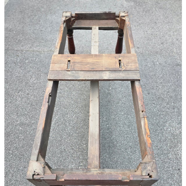 18th Century Draw-Leaf Table/Refectory or Tavern Table For Sale - Image 12 of 18
