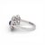 Early 20th Century 1920s French Art Deco "Toi Et Moi" Ring – Sapphire, Diamonds, Size 6.75 For Sale - Image 5 of 8