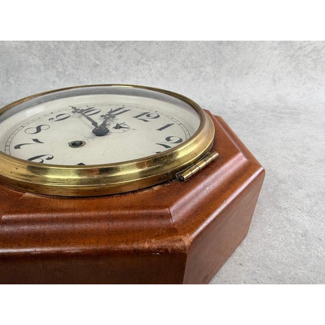 Junghans Vienna Secession Wall Clock by Adolf Loos, 1920s For Sale - Image 9 of 12