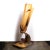 Mid-Century Modernist Hand Carved Walnut & Oak Dowel Pierced Amorphic Sculpture For Sale - Image 9 of 13