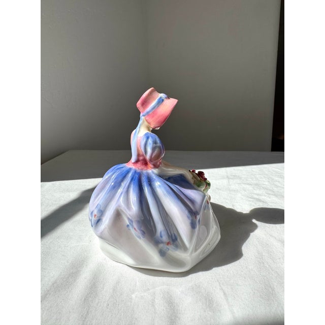 1930s Antique Royal Doulton Figurine ~ “Monica” ~ Hn 1467 For Sale - Image 5 of 12