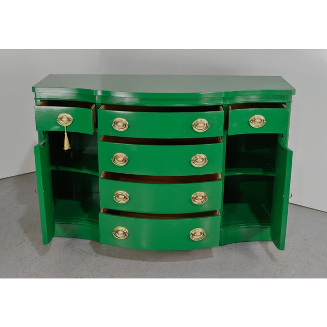 Mid Century Federal Style Buffet Console Travis Court Collection by