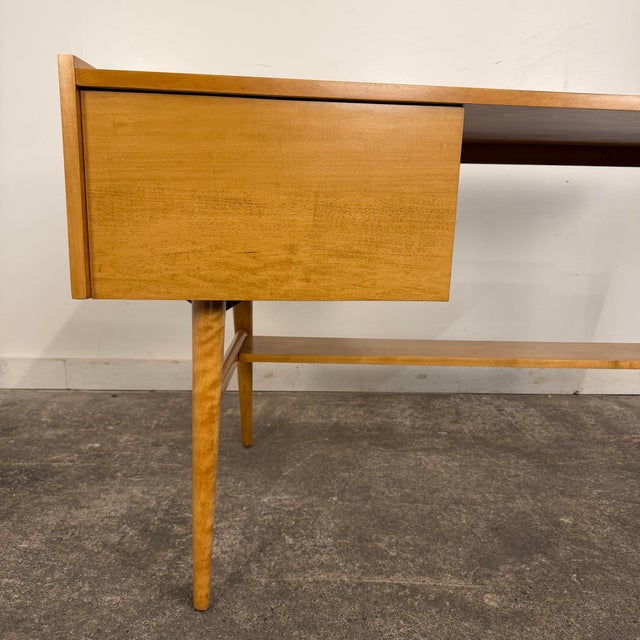 Mid 20th Century Restored Edmund Spence Swedish Writing Desk For Sale - Image 5 of 12