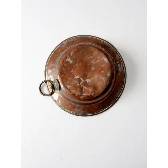 Vintage Copper Basin Pan For Sale - Image 10 of 12