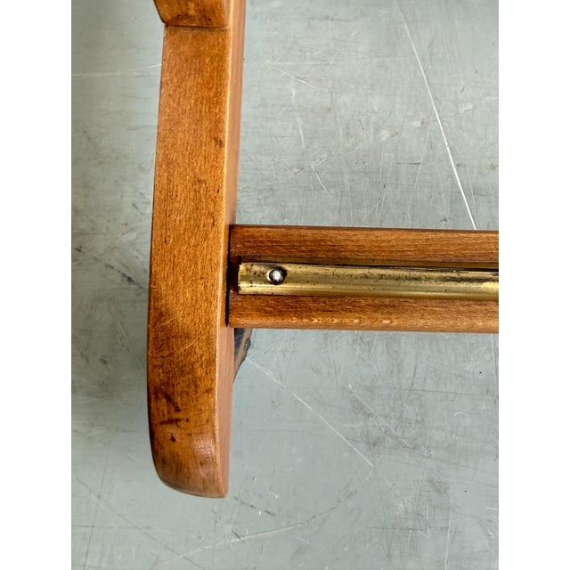 Mid-Century Modern Beech and Brass Valet Stand from Fratelli Reguitti, Italy, 1960s For Sale - Image 17 of 18