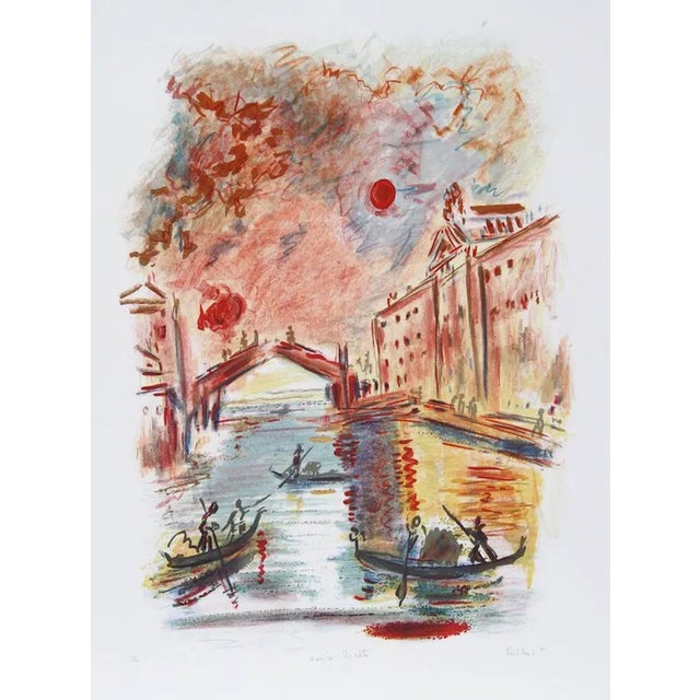 Wayne Ensrud, "Venice Rialto," Lithograph For Sale