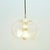 1970s Mid-Century Modern Space Age Glass Wave Pendant Light by Koch & Lowy for Peill & Putzler, Germany, 1970s For Sale - Image 5 of 9