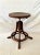 This adjustable stool dates from 1890 to 1910 Austria with the original paper label. Double bentwood rings at the base is...