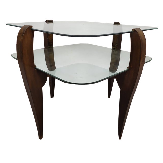 Art Deco Coffee Table in Mirror, 1930s For Sale