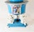Metal French Porcelain Vases, Set of 2 For Sale - Image 7 of 11