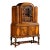 Vintage Rococo Revival Arched-Top Display Cabinet For Sale