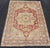 Red Fine Turkish Oushak Rug With Centre Medallion in Light Red and Ivory For Sale - Image 8 of 12