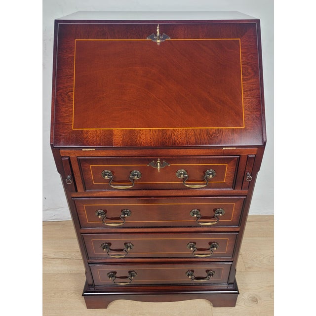 Vintage Writing Bureau Desk from Ashmore Furniture, 1999 For Sale - Image 16 of 18