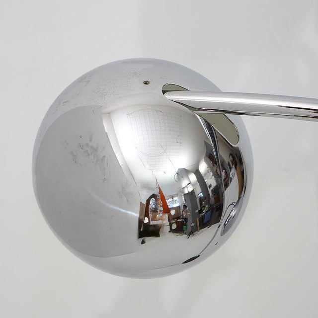 Vintage Three-Arm Floor Lamp in Chromed Metal, 1970s For Sale - Image 11 of 17