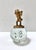 Baroque Vintage Gold-Tone Cherub on Bubble Glass Orb Paperweight For Sale - Image 3 of 9